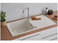 Küchenspüle Einbauspüle Spülbecken Granitspüle 100x50 Weiß Respekta Orlando