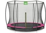 Exit Silhouette Bodentrampolin &Oslash;244cm Mit Sicherheitsnetz - Rosa