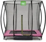 Exit Toys - Exit Silhouette Bodentrampolin 153x214cm Mit Sicherheitsnetz - Rosa
