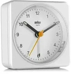 Bc 03 W Quarzwecker Analog Wei&szlig; - Braun