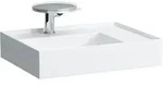 Laufen - Kartell Waschtisch, 3 Hahnl&ouml;cher, Ohne &Uuml;berlauf, Ablage