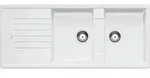 Zia 8 - Silgranitsp&uuml;le, 116x50 Cm, Wei&szlig; 515597 - Blanco