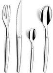 24-tlg. Besteck-set Jet Spiegel Silbern Lou Laguiole