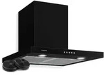 Limelight Dunstabzugshaube 60cm Wandhaube 600m3/h Schwarz