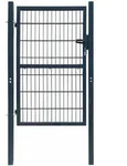 Vidaxl - 2d Zauntor (einzeltor) Anthrazitgrau 106x210 Cm