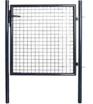 Mesh-gartentor Verzinkter Stahl 85,5x100 Cm Grau - Vidaxl
