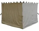 4 Seitenteile F&uuml;r Pavillon Nizza 3x3m Seitenwand Sand