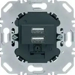 Berker Usb Ladesteckdose 230v 2fach 3a Anthrazit 260205
