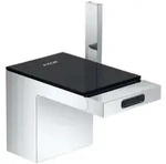 Axor - Myedition- Einhebel-bidetmischer, Mit Ablaufgarnitur Chrom/schwarzglas