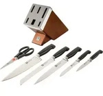 Zwilling Gourmet Messerblock 7-tlg. Selbstsch&auml;rfend, Schwarz
