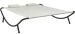 Sonnenliege Stoff Creme - Vidaxl