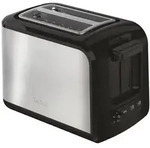 2-fach Toaster Aus 850 W Edelstahl / Schwarz - Tefal - Tt410d10