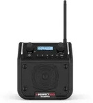 Baustellenradio Dabpro Mit Netzbetrieb Oder 4x C Akku-batterien - Perfectpro
