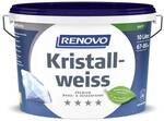 Renovo - Premium Wand- Und Deckenfarbe Kristallweiss Matt 10,0 Ltr.