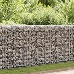 Vidaxl - Gabionenwand Mit Abdeckung Verzinkter Stahl 80&times;20&times;100 Cm