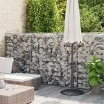 Vidaxl - Gabionenwand Mit Abdeckung Verzinkter Stahl 600&times;50&times;150 Cm