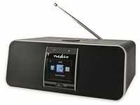 Nedis - Internetradio RDIN5005BK, 42 w, dab+/fm, Bluetooth, schwarz