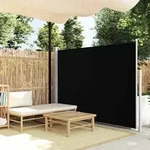 Ausziehbare Seitenmarkise 170&times;300 Cm Schwarz Vidaxl