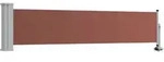 Ausziehbare Seitenmarkise 60&times;300 Cm Braun Vidaxl