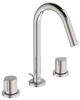 Ideal Standard Joy 3-loch-waschtischarmatur, Ausladung 127mm, Mit