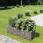 Vidaxl - Gabionen-hochbeet Verzinkter Stahl 180&times;50&times;50 Cm