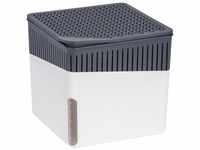 Wenko - Raumentfeuchter Cube Weiß 500 g 2er Set, Luftentfeuchter, Weiß, Kunststoff