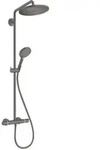 Hansgrohe Croma Select S - Duschs&auml;ule Showerpipe 280 Mit Thermostatbatterie, Schwarz