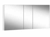 Easy Line Comfort Spiegelschrank, 3 Doppelspiegeltüren, 150x70x12cm, 177.150.,