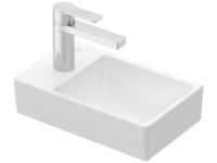 Avento - Handwaschbecken Compact, 360x220 mm, ohne Überlauf, mit Hahnloch links,