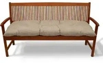 Bankpolster Flair Bk Natur, 120x50x10 Cm - Beautissu