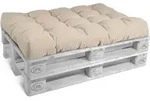Palettenkissen Sitzkissen Style Natur, 120x80x15 Cm - Beautissu