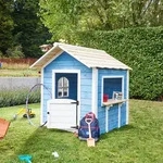 Home Deluxe - Spielhaus Der Grosse Palast - 106 X 111 Cm Farbe: Blau, Ausstattung: