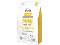 Brit Care Mini Hair&Skin Salmon&Hering - Trockenfutter für Hunde - 2 kg
