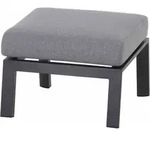 Siena Garden Loungehocker Valencia Aluminium Salt&pepper J53780