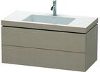 Duravit L-cube C-bonded Set Wandh&auml;ngend, 2 Schubk&auml;sten, Ohne