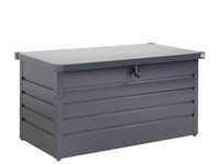 Metall Auflagenbox 360L abschließbar Gasdruckfeder Kissenbox Gartentruhe Gerätebox