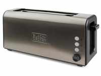 Toaster 1 Schlitz 1000W Edelstahl - bxto1000e - black+decker