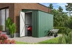 Globel Industries - Metall Anlehn-ger&auml;tehaus, Fahrradgarage 'lean-to 58', Jade, 3,75