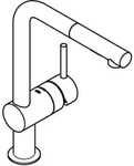Grohe Minta Einhand-sp&uuml;ltischarmatur, Ausladung 223mm, L-auslauf,