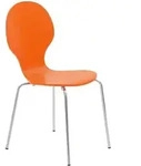 Besucherstuhl Diego Orange