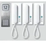 Siedle Set Ca 812-3 E/w T&uuml;rsprechstelle Wei&szlig; Mit 4 Tasten