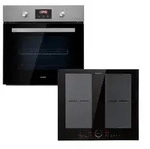 Klarstein - Kalahari Delicatessa Einbau-ofen-set Induktion 7000w 68ltr Schwarz