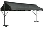 Vidaxl Free Standing Awning 500x300 Cm Anthracite