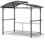 Profi-grillpavillon Xxl Mit Polycarbonat-dach, 275 X 165 X 233 Cm (l X B X H) - Leco
