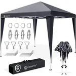 Casaria&reg; Pavillon Capri 3x3m Pop-up Uv-schutz 50+ Wasserdicht Winterfest Mit Tasche