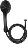 Cornat Handbrause-et Noir 3 Strahlarten Schwarz Handbrause