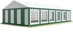 Party-zelt Festzelt 6x12 M Garten-pavillon -zelt Pvc Plane 700 N In Gr&uuml;n-wei&szlig;