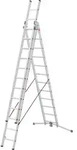 Hailo S98 Profilot, 3-teilige Alu-kombileiter Mit Lot-system, 3 X 12 Sprossen