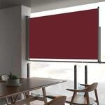 Ausziehbare Seitenmarkise 140 X 300 Cm Rot Vidaxl