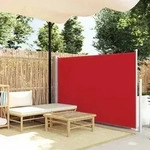 Ausziehbare Seitenmarkise 140&times;500 Cm Rot - Vidaxl